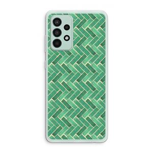 CaseCompany Moroccan tiles 2: Samsung Galaxy A52s 5G Transparant Hoesje
