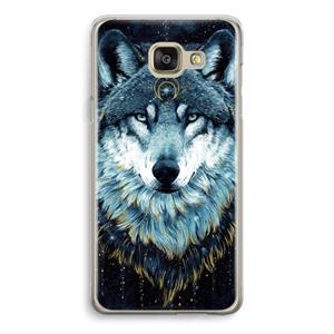 CaseCompany Darkness Wolf: Samsung Galaxy A5 (2016) Transparant Hoesje