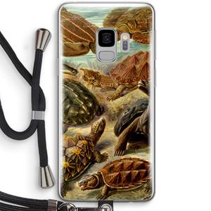 CaseCompany Haeckel Chelonia: Samsung Galaxy S9 Transparant Hoesje met koord