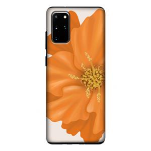 CaseCompany Orange Ellila flower: Samsung Galaxy S20 Plus Tough Case