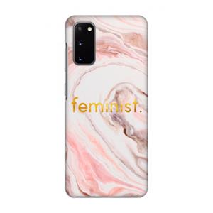 CaseCompany Feminist: Volledig geprint Samsung Galaxy S20 Hoesje