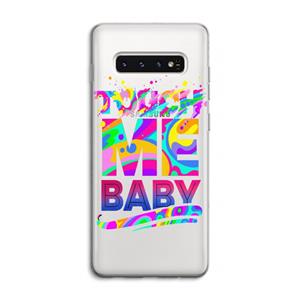 CaseCompany Touch Me: Samsung Galaxy S10 4G Transparant Hoesje