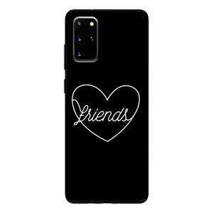 CaseCompany Friends heart black: Samsung Galaxy S20 Plus Tough Case