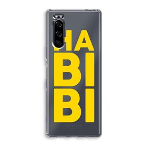 CaseCompany Habibi Blue: Sony Xperia 5 Transparant Hoesje
