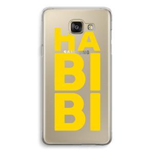 CaseCompany Habibi Blue: Samsung Galaxy A5 (2016) Transparant Hoesje