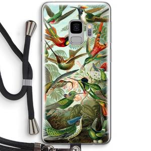 CaseCompany Haeckel Trochilidae: Samsung Galaxy S9 Transparant Hoesje met koord
