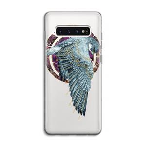 CaseCompany Golden Falcon: Samsung Galaxy S10 4G Transparant Hoesje