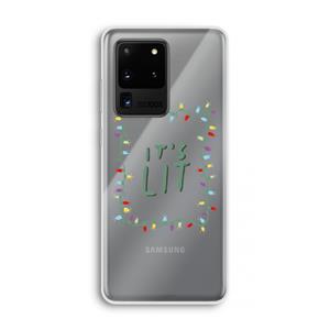 CaseCompany It's Lit: Samsung Galaxy S20 Ultra Transparant Hoesje