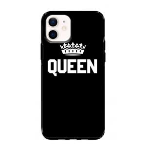 CaseCompany Queen zwart: iPhone 12 mini Tough Case