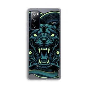 CaseCompany Cougar and Vipers: Samsung Galaxy S20 FE / S20 FE 5G Transparant Hoesje