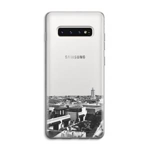 CaseCompany Marrakech Skyline : Samsung Galaxy S10 4G Transparant Hoesje