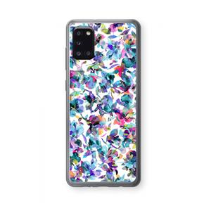 CaseCompany Hibiscus Flowers: Samsung Galaxy A31 Transparant Hoesje