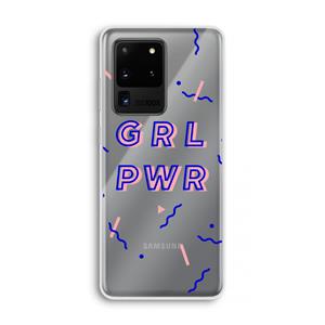 CaseCompany GRL PWR: Samsung Galaxy S20 Ultra Transparant Hoesje