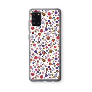 CaseCompany Planets Space: Samsung Galaxy A31 Transparant Hoesje