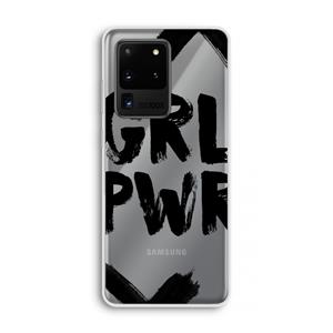 CaseCompany Girl Power #2: Samsung Galaxy S20 Ultra Transparant Hoesje