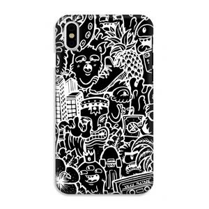 CaseCompany Vexx Black Mixtape: iPhone XS Tough Case