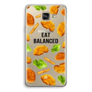 CaseCompany Eat Balanced: Samsung Galaxy A5 (2016) Transparant Hoesje