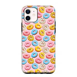 CaseCompany Pink donuts: iPhone 12 mini Tough Case