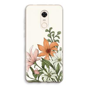 CaseCompany Floral bouquet: Xiaomi Redmi 5 Transparant Hoesje
