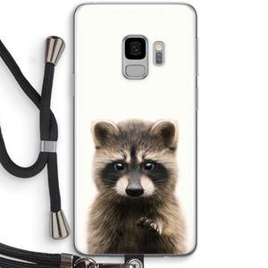CaseCompany Rocco: Samsung Galaxy S9 Transparant Hoesje met koord