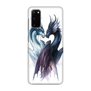 CaseCompany Yin Yang Dragons: Volledig geprint Samsung Galaxy S20 Hoesje