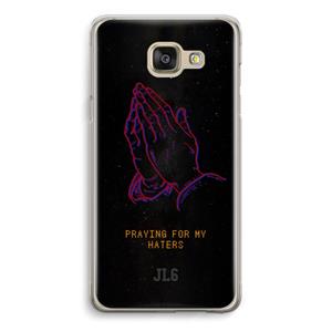 CaseCompany Praying For My Haters: Samsung Galaxy A5 (2016) Transparant Hoesje