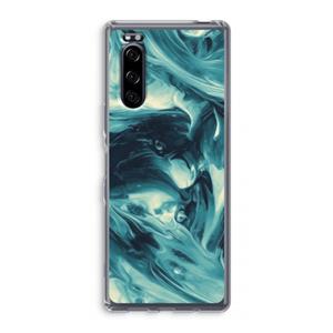 CaseCompany Dreaming About Whales: Sony Xperia 5 Transparant Hoesje