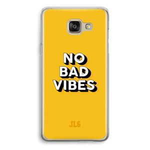 CaseCompany No Bad Vibes: Samsung Galaxy A5 (2016) Transparant Hoesje