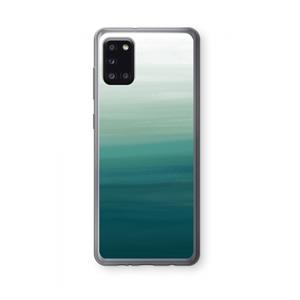 CaseCompany Ocean: Samsung Galaxy A31 Transparant Hoesje