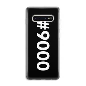 CaseCompany 9000: Samsung Galaxy S10 4G Transparant Hoesje
