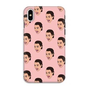 CaseCompany Ugly Cry Call: iPhone XS Tough Case