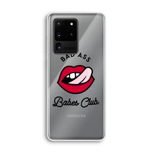 CaseCompany Badass Babes Club: Samsung Galaxy S20 Ultra Transparant Hoesje