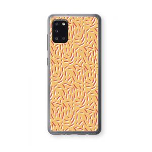 CaseCompany Camouflage: Samsung Galaxy A31 Transparant Hoesje