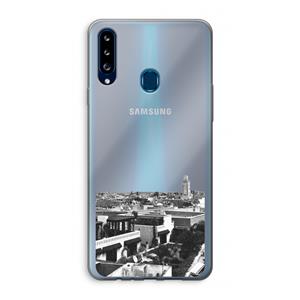 CaseCompany Marrakech Skyline : Samsung Galaxy A20s Transparant Hoesje