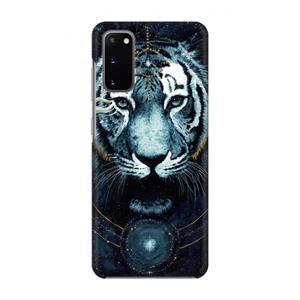 CaseCompany Darkness Tiger: Volledig geprint Samsung Galaxy S20 Hoesje