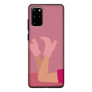 CaseCompany Pink boots: Samsung Galaxy S20 Plus Tough Case