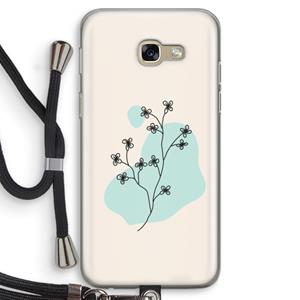 CaseCompany Love your petals: Samsung Galaxy A5 (2017) Transparant Hoesje met koord