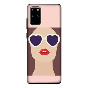 CaseCompany Red lips: Samsung Galaxy S20 Plus Tough Case