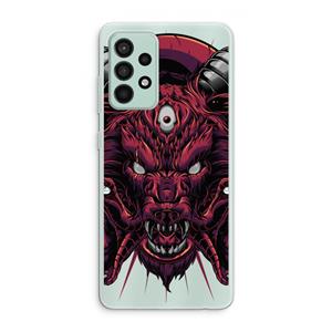 CaseCompany Hell Hound and Serpents: Samsung Galaxy A52s 5G Transparant Hoesje