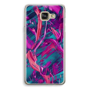 CaseCompany Pink Clouds: Samsung Galaxy A5 (2016) Transparant Hoesje