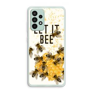 CaseCompany Let it bee: Samsung Galaxy A52s 5G Transparant Hoesje
