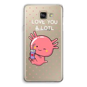CaseCompany Love You A Lotl: Samsung Galaxy A5 (2016) Transparant Hoesje