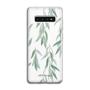 CaseCompany Branch up your life: Samsung Galaxy S10 4G Transparant Hoesje