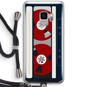 CaseCompany Here's your tape: Samsung Galaxy S9 Transparant Hoesje met koord