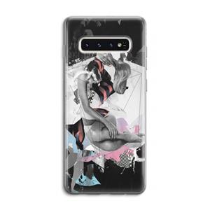 CaseCompany Camouflage de sommeil: Samsung Galaxy S10 4G Transparant Hoesje