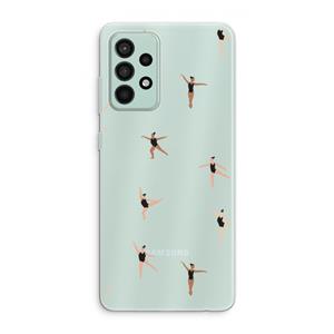 CaseCompany Dancing #1: Samsung Galaxy A52s 5G Transparant Hoesje