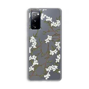 CaseCompany Blossoming spring: Samsung Galaxy S20 FE / S20 FE 5G Transparant Hoesje