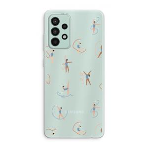 CaseCompany Dancing #3: Samsung Galaxy A52s 5G Transparant Hoesje
