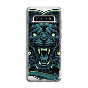 CaseCompany Cougar and Vipers: Samsung Galaxy S10 4G Transparant Hoesje