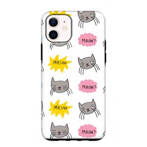 CaseCompany Meow: iPhone 12 mini Tough Case